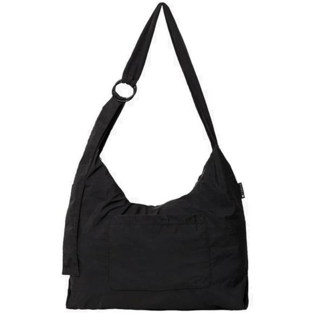 Mini Slouchy Bag Women Crescent Sling Purse Adjustable Strap Foldable Nylon Bag